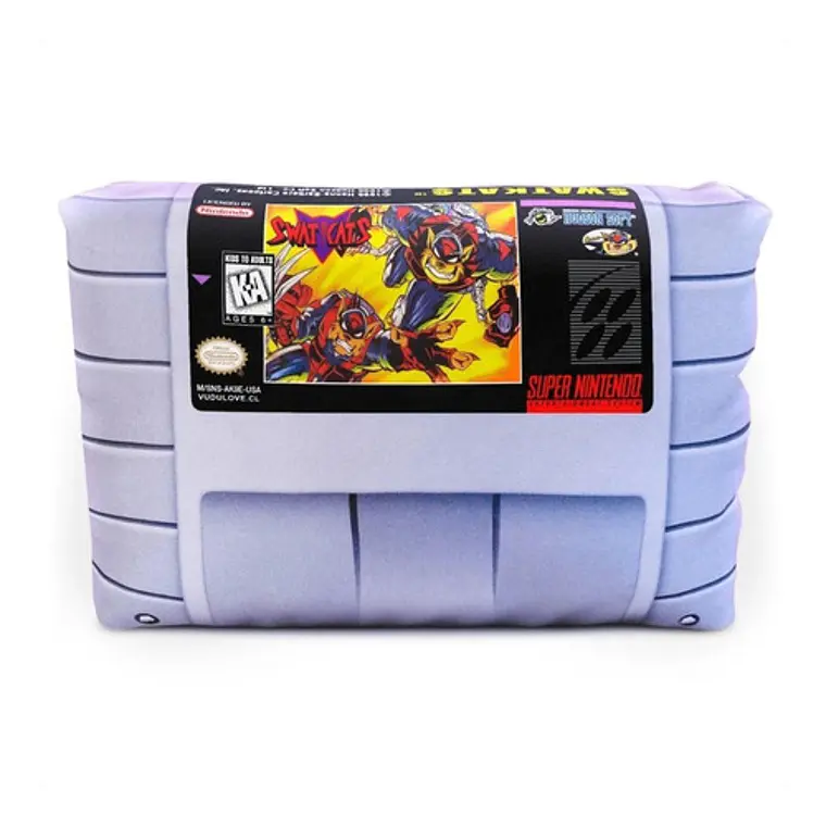 Cojín Super Nintendo Swat Cats 30x20cm Vudú Love 1