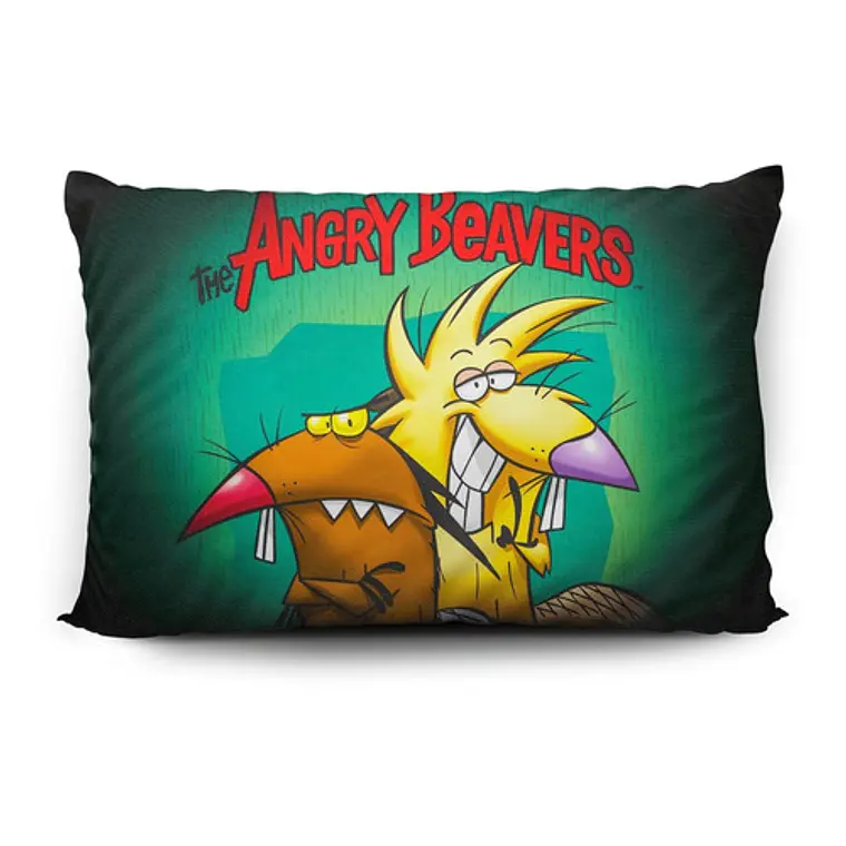 Funda De Almohada Castores Cascarrabias 70x45cm Vudú Love  2