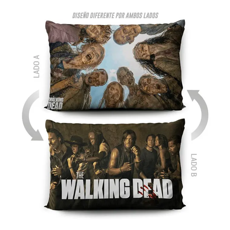 Funda De Almohada Walking Dead 70x45cm Vudú Love  5