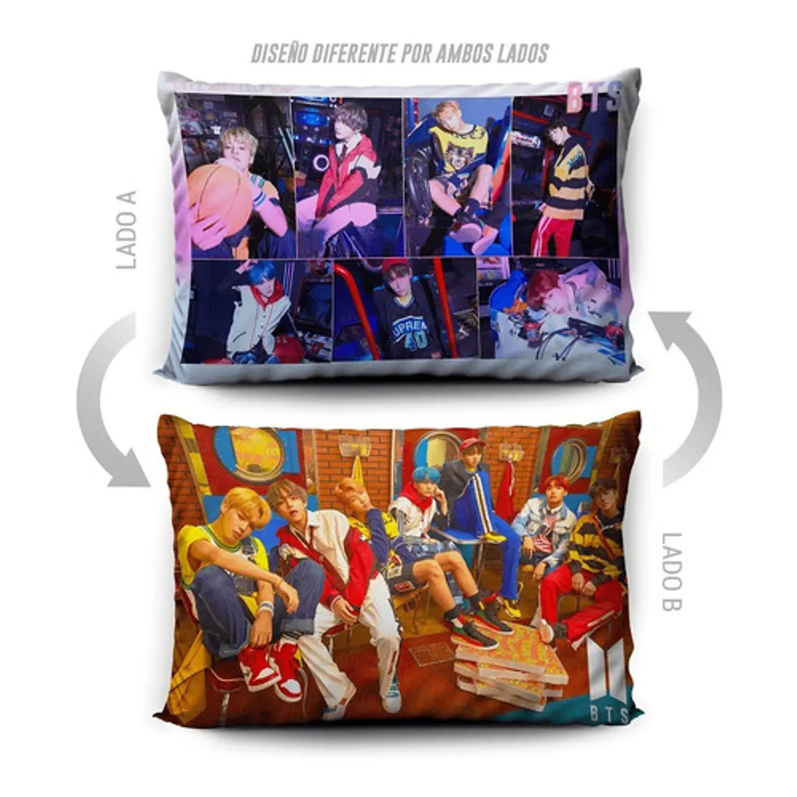 Funda De Almohada Bts Love Yourself 70x45cm Vudú Love  5