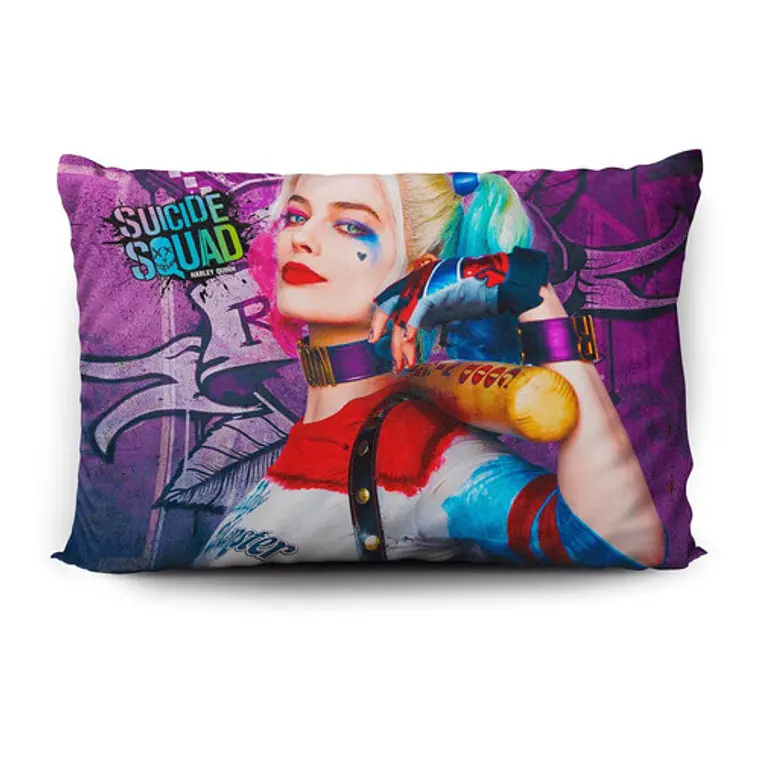 Funda De Almohada Harley Quinn 70x45cm Vudú Love 1