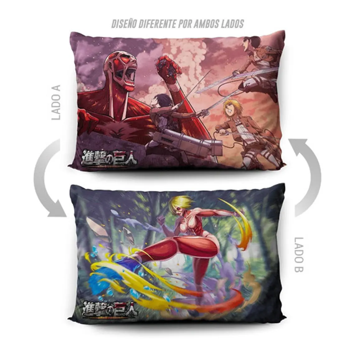 Funda Shingeki No Kyojin Attack On Titans 70x45cm Vudú Love 5