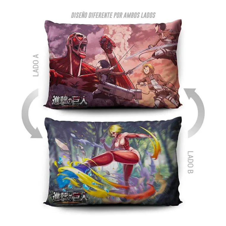 Funda Shingeki No Kyojin Attack On Titans 70x45cm Vudú Love 5