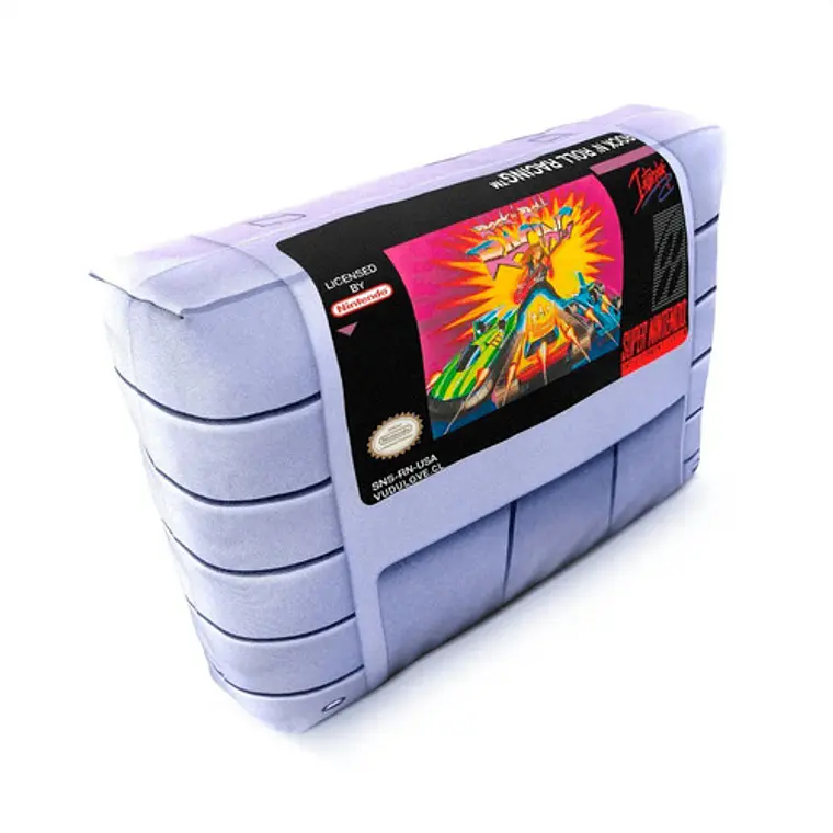 Cojín Super Nintendo Rock N' Roll Racing 30x20cm Vudú Love 2