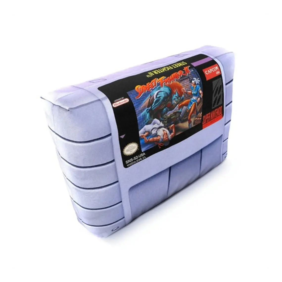 Cojín Super Nintendo Street Fighter 2 30x20cm Vudú Love 2