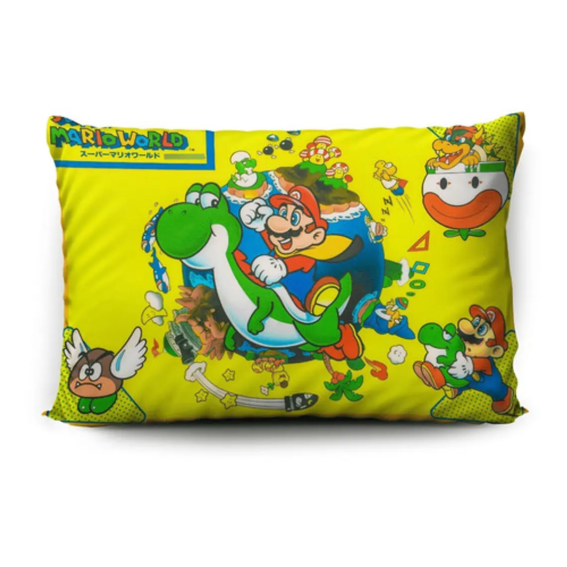 Funda De Almohada Super Mario World 70x45cm Vudú Love 2
