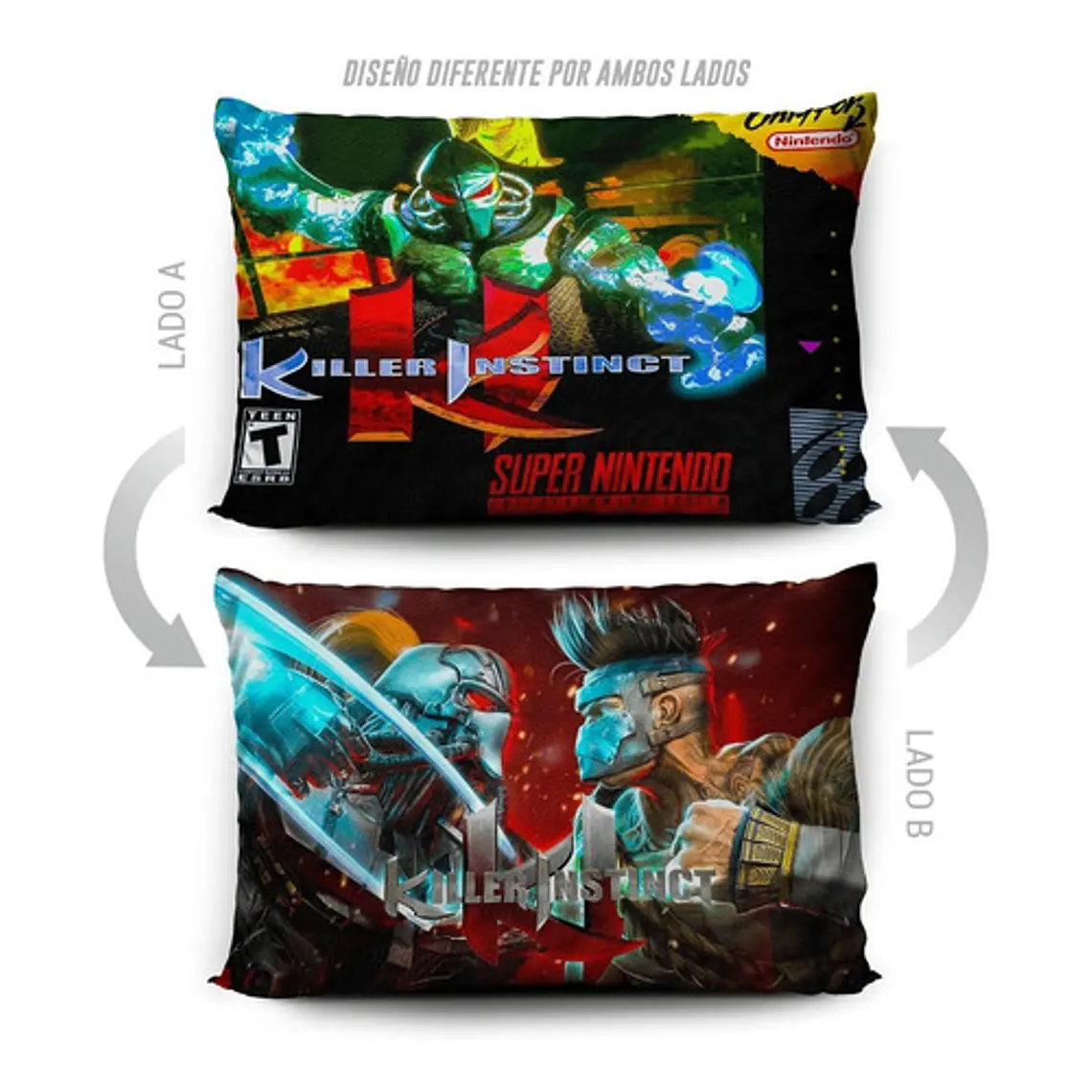 Funda De Almohada Killer Instinct 70x45cm Vudú Love  5