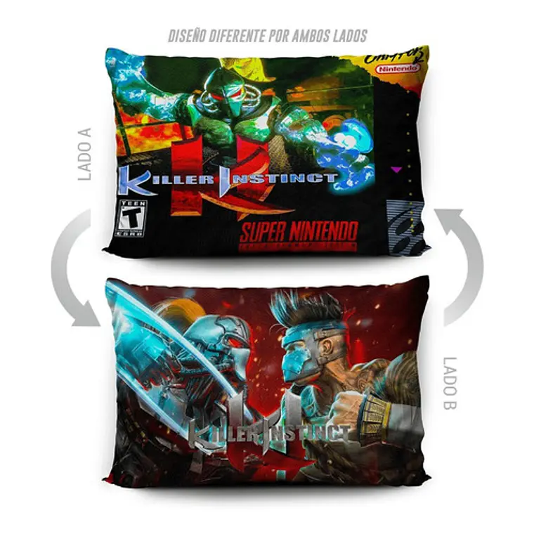 Funda De Almohada Killer Instinct 70x45cm Vudú Love  5