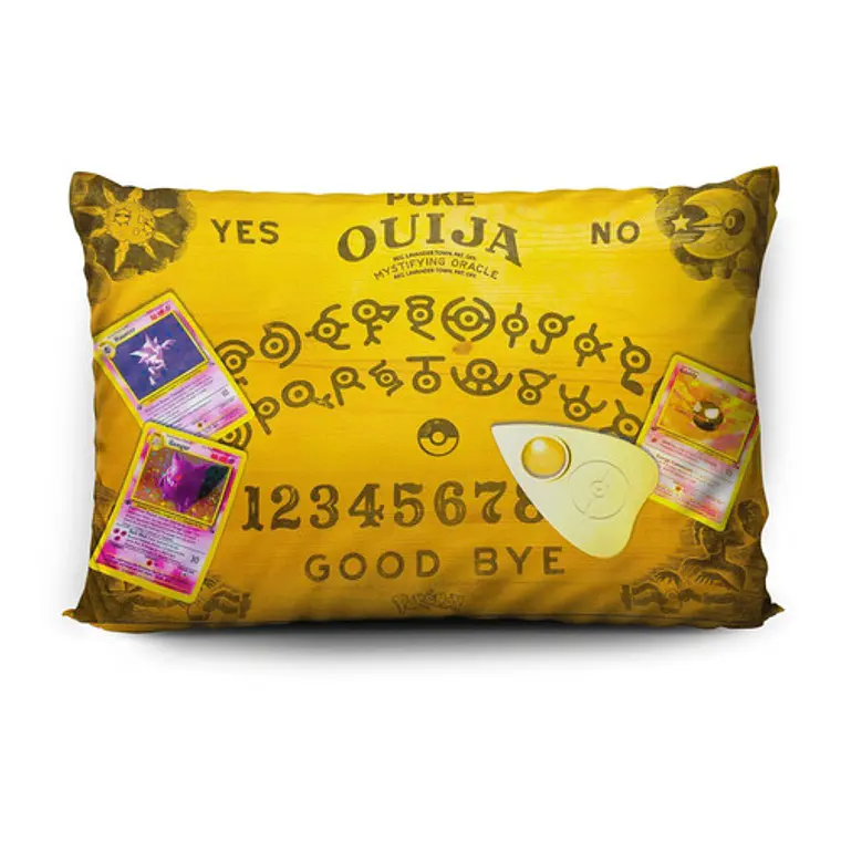 Funda De Almohada Pokémon Poke Ouija 70x45cm Vudú Love  1