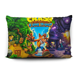 Funda De Almohada Crash Bandicoot 70x45cm Vudú Love 