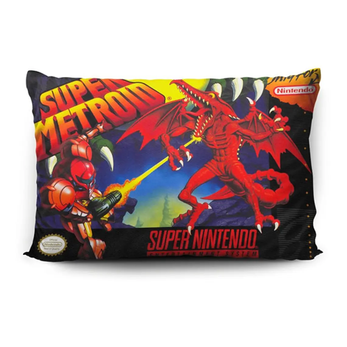 Funda De Almohada Super Metroid 70x45cm Vudú Love 1