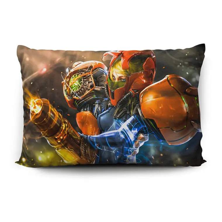 Funda De Almohada Super Metroid 70x45cm Vudú Love 2