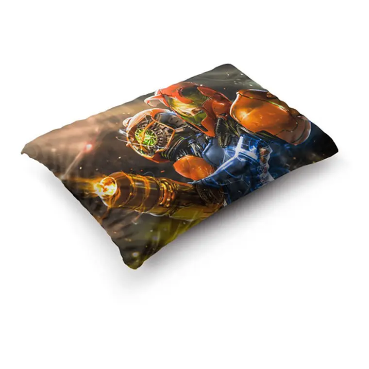 Funda De Almohada Super Metroid 70x45cm Vudú Love 3