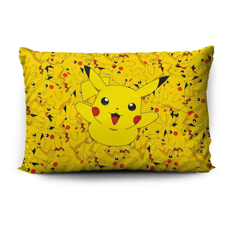 Funda De Almohada Pikachu Pokémon 70x45cm Vudú Love  2