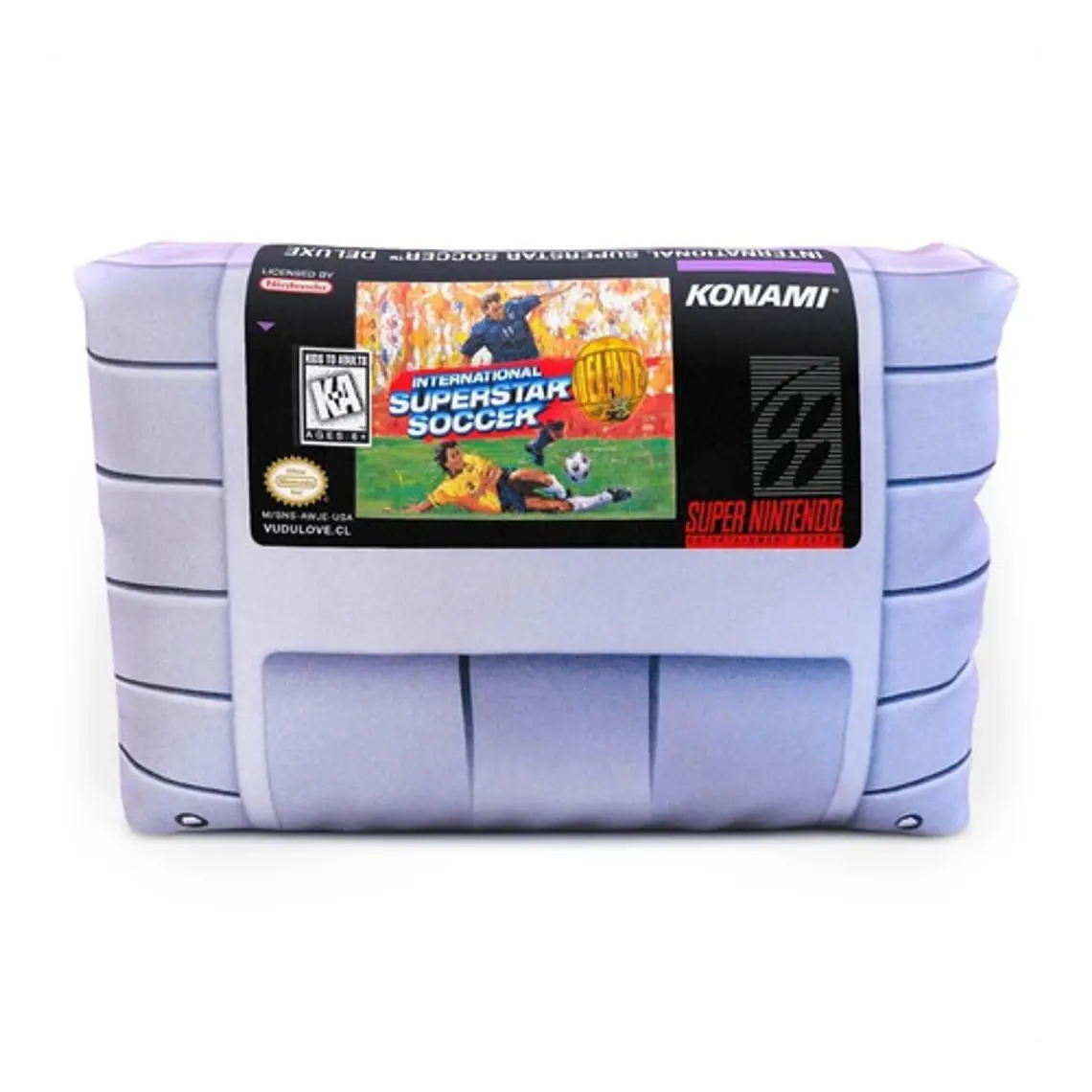 Cojín Snes International Superstar Soccer 30x20cm Vudú Love 1