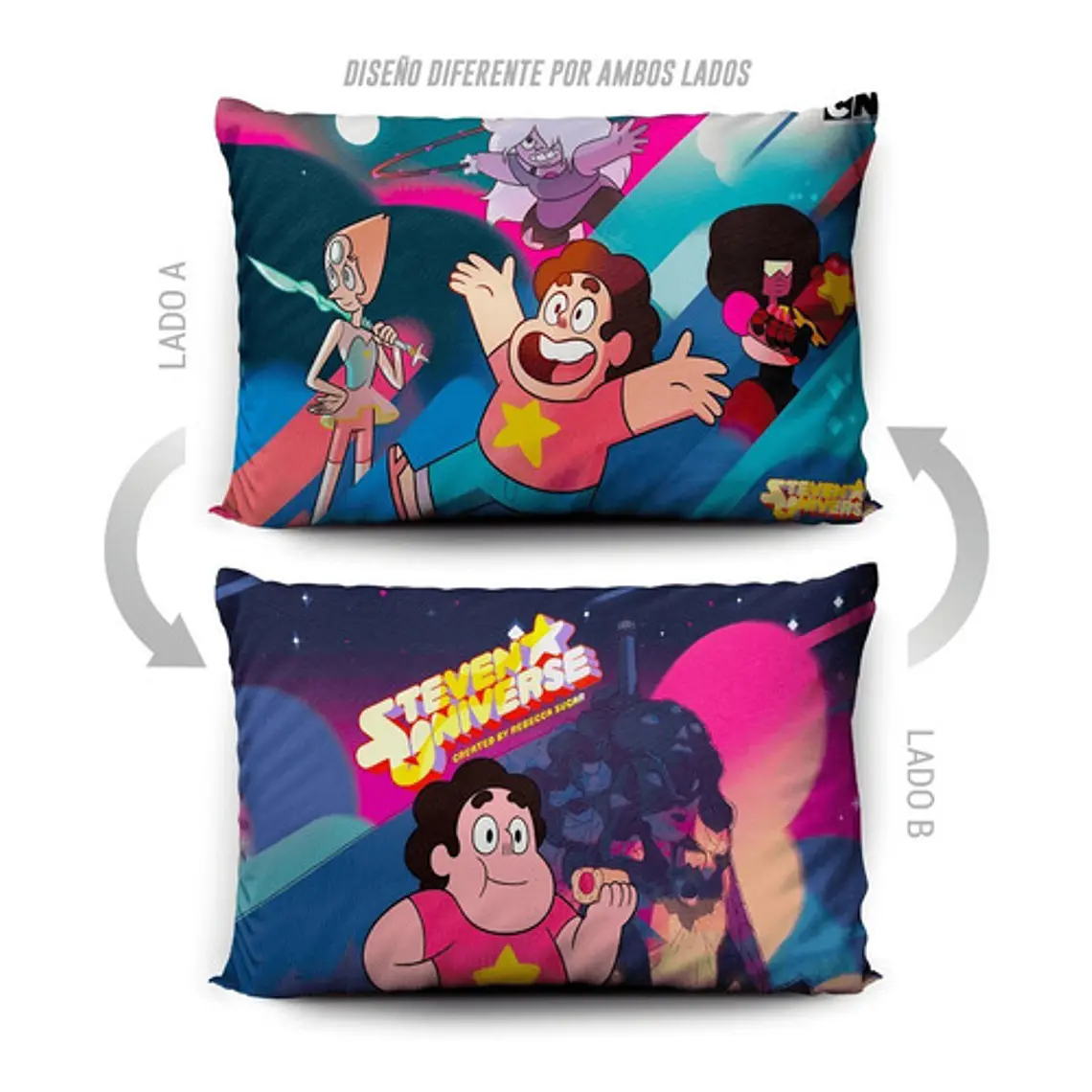 Funda De Almohada Steven Universe 70x45cm Vudú Love  5