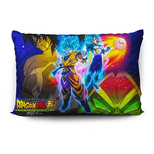 Funda De Almohada Dragon Ball Super Broly 70x45cm Vudú Love