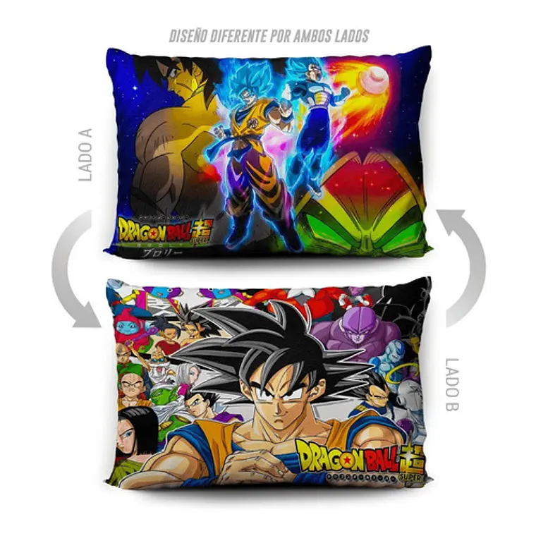 Funda De Almohada Dragon Ball Super Broly 70x45cm Vudú Love 5