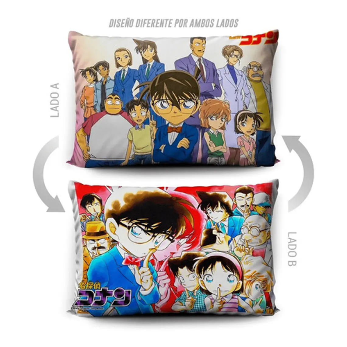 Funda De Almohada Detective Conan 70x45cm Vudú Love  5