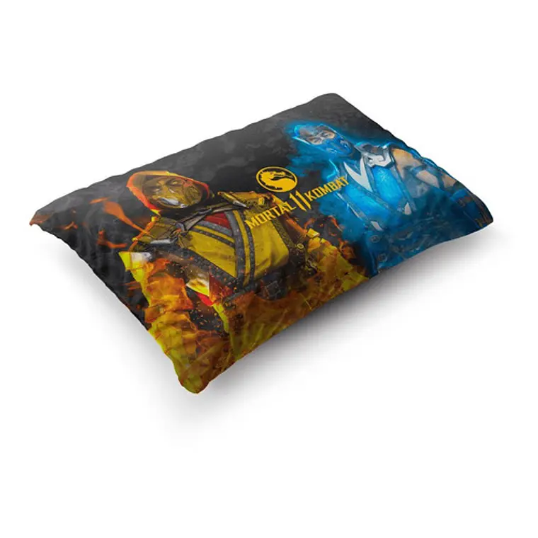 Funda De Almohada Mortal Kombat 11 Y Snes 70x45cm Vudú Love 4