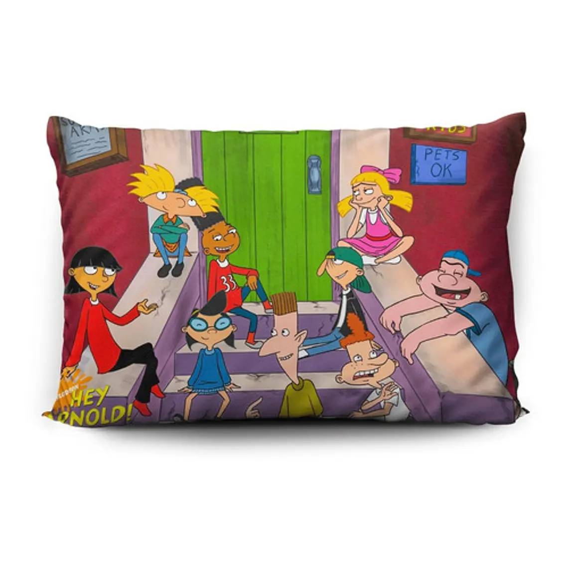 Funda De Almohada Hey Arnold 70x45cm Vudú Love  2
