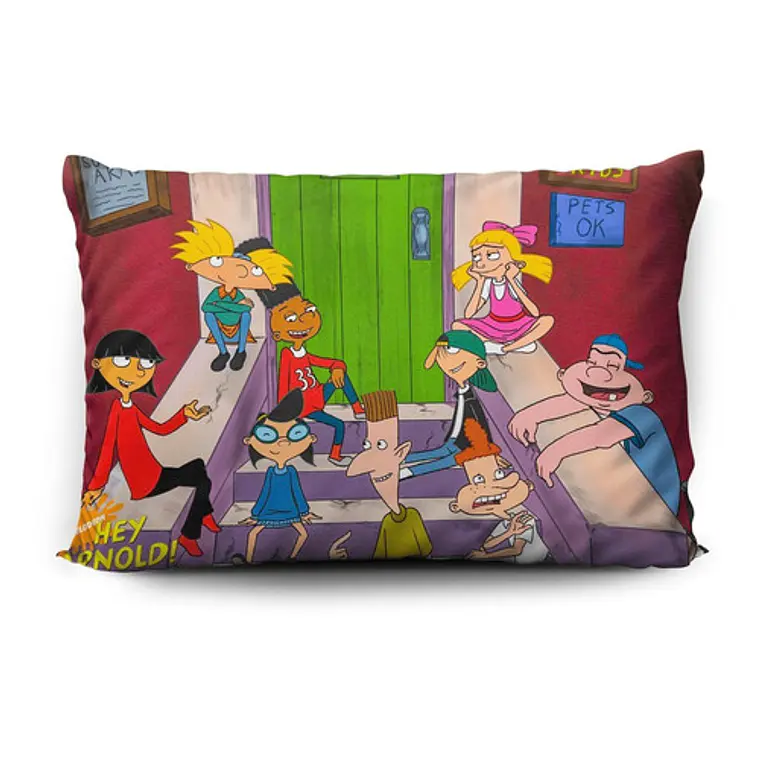 Funda De Almohada Hey Arnold 70x45cm Vudú Love  2