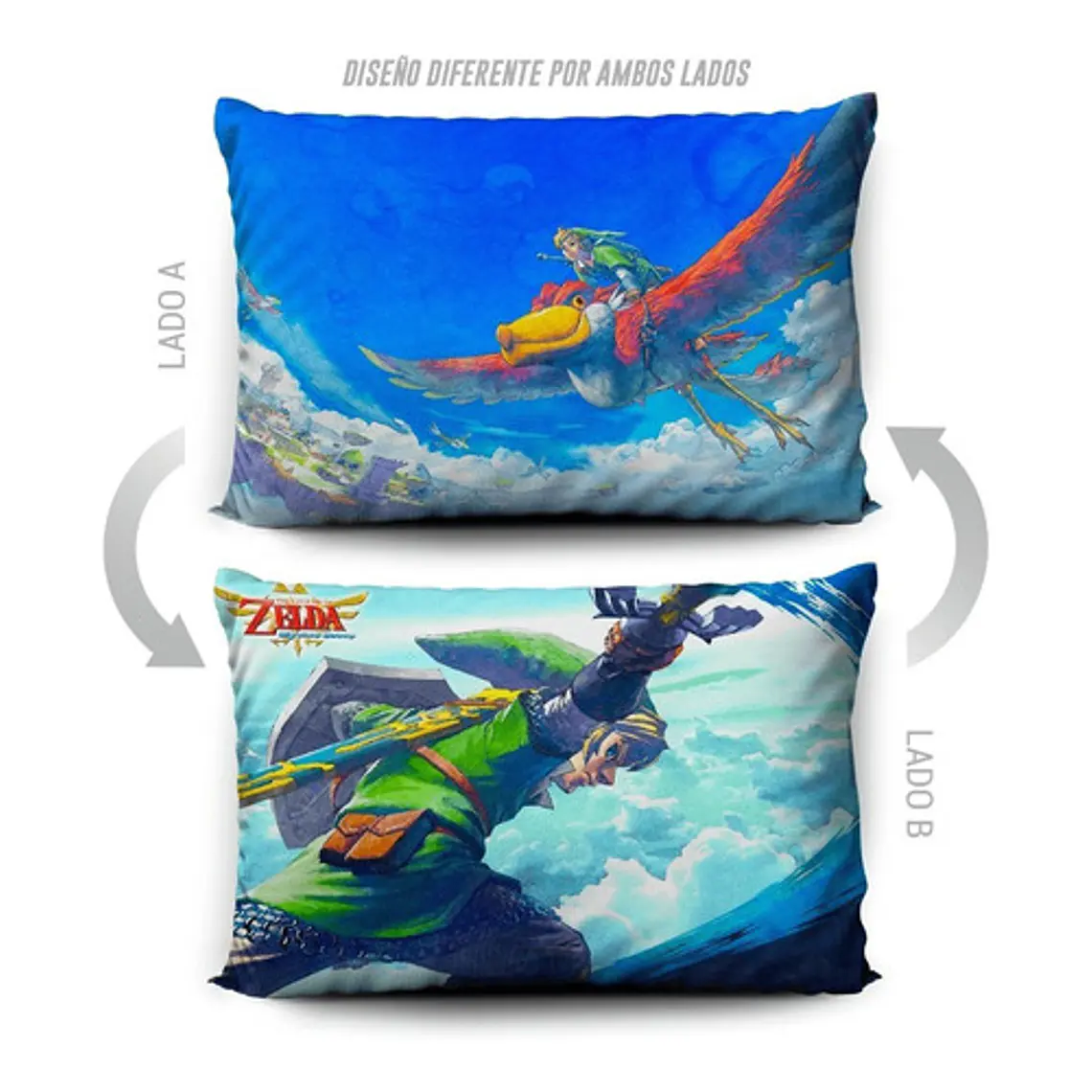 Funda De Almohada The Legend Of Zelda 70x45cm Vudú Love  5