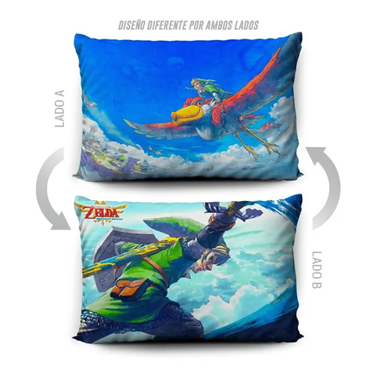 Funda De Almohada The Legend Of Zelda 70x45cm Vudú Love  5