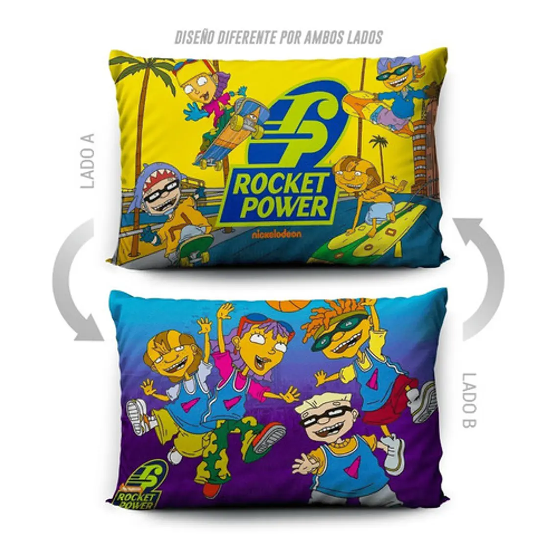 Funda De Almohada Rocket Power 70x45cm Vudú Love  5