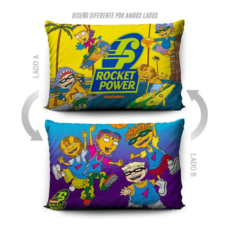 Funda De Almohada Rocket Power 70x45cm Vudú Love  5