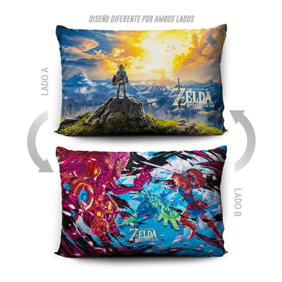 Funda De Almohada The Legend Of Zelda Bow 70x45cm Vudú Love  5