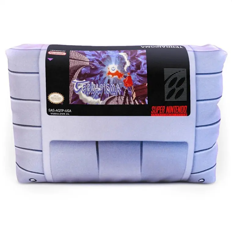 Cojín Snes Terranigma 30x20cm Vudú Love 1