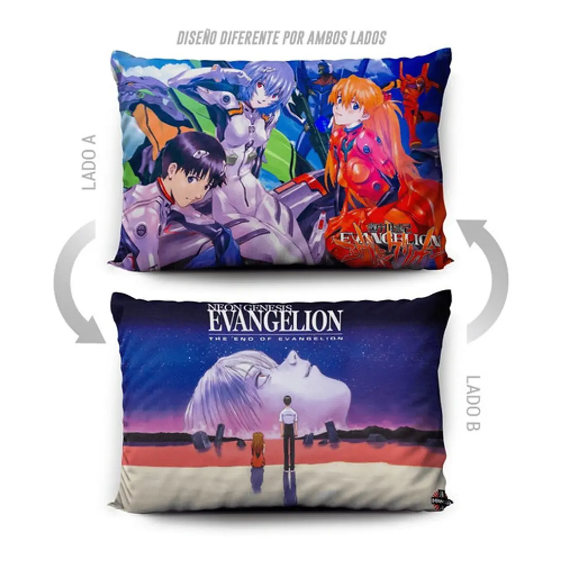 Funda De Almohada Nenon Genesis Evangelion 70x45cm Vudú Love 5