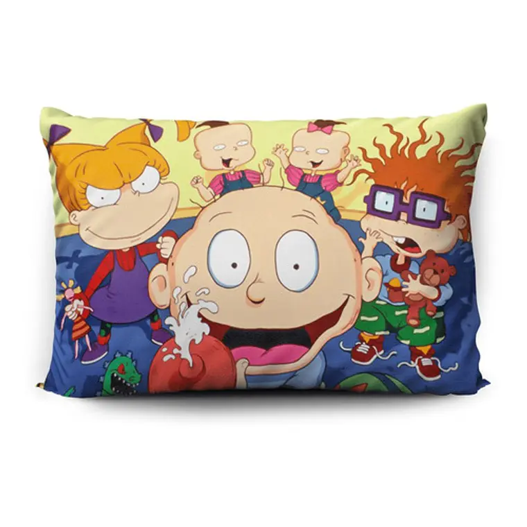 Funda De Almohada Rugrats 70x45cm Doble Estampado Vudú Love  1