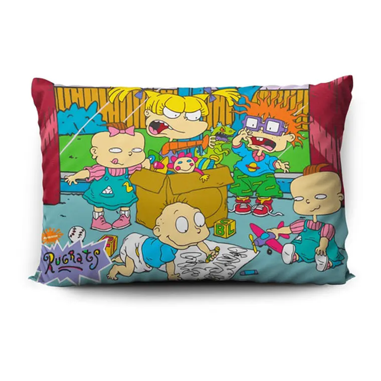 Funda De Almohada Rugrats 70x45cm Doble Estampado Vudú Love  2