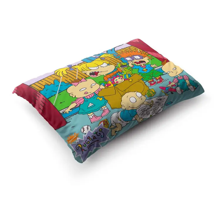 Funda De Almohada Rugrats 70x45cm Doble Estampado Vudú Love  4