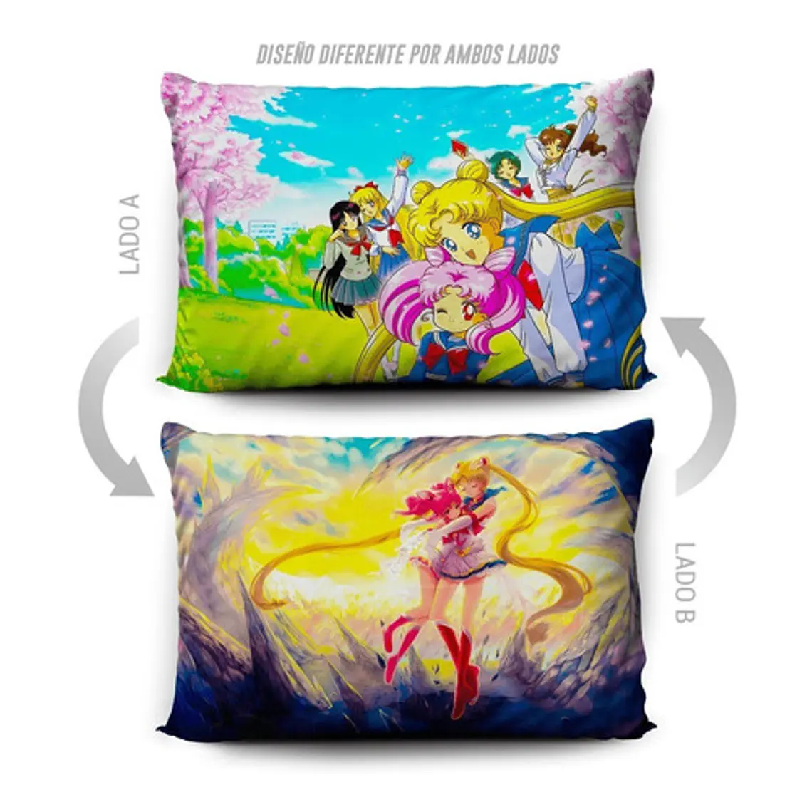 Funda De Almohada Sailor Moon 70x45cm Vudú Love  5