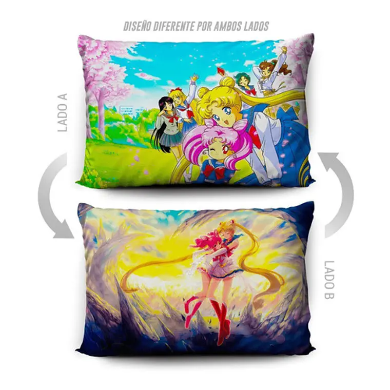 Funda De Almohada Sailor Moon 70x45cm Vudú Love  5
