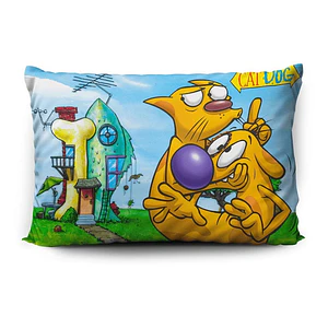 Funda De Almohada Catdog 70x45cm Vudú Love 