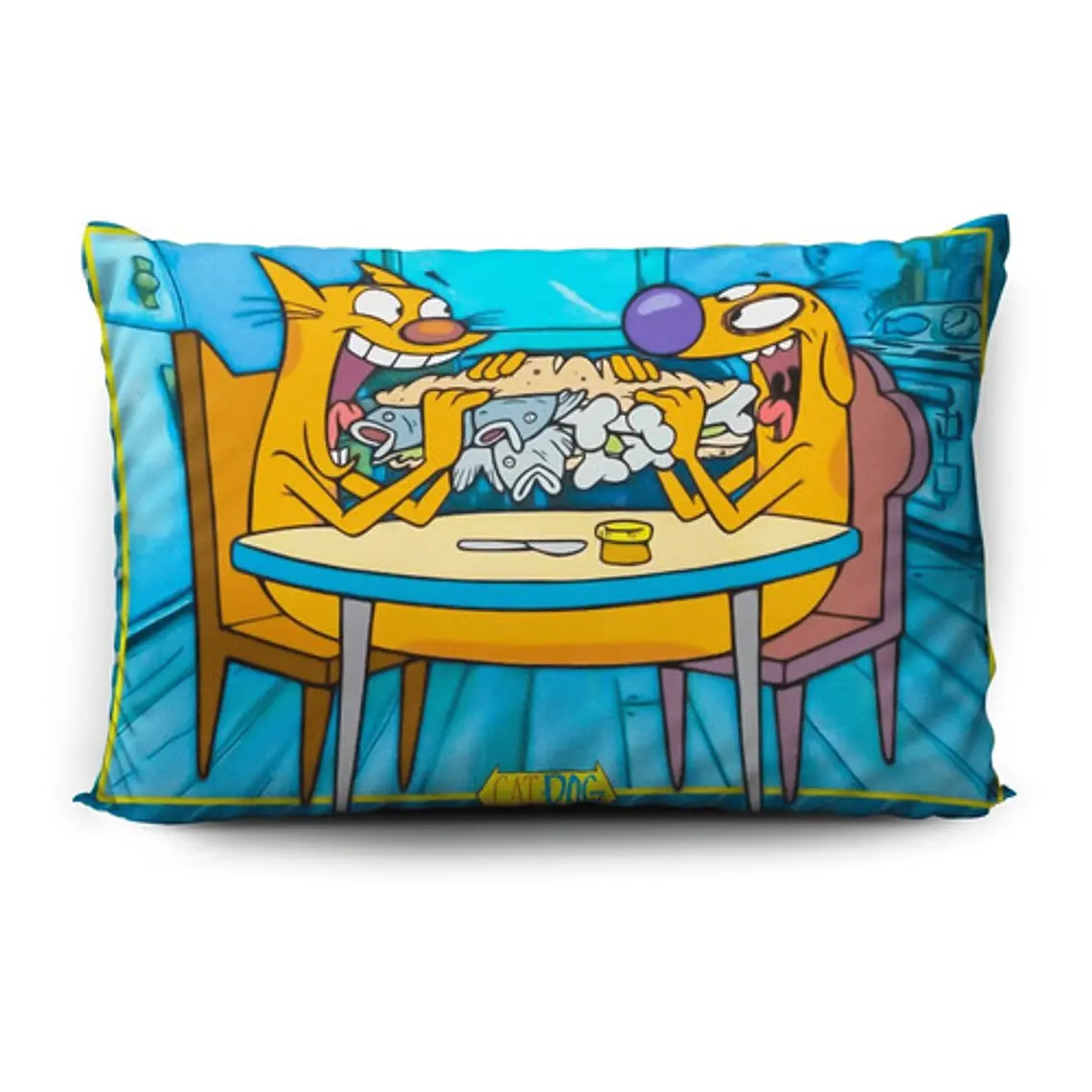 Funda De Almohada Catdog 70x45cm Vudú Love  2