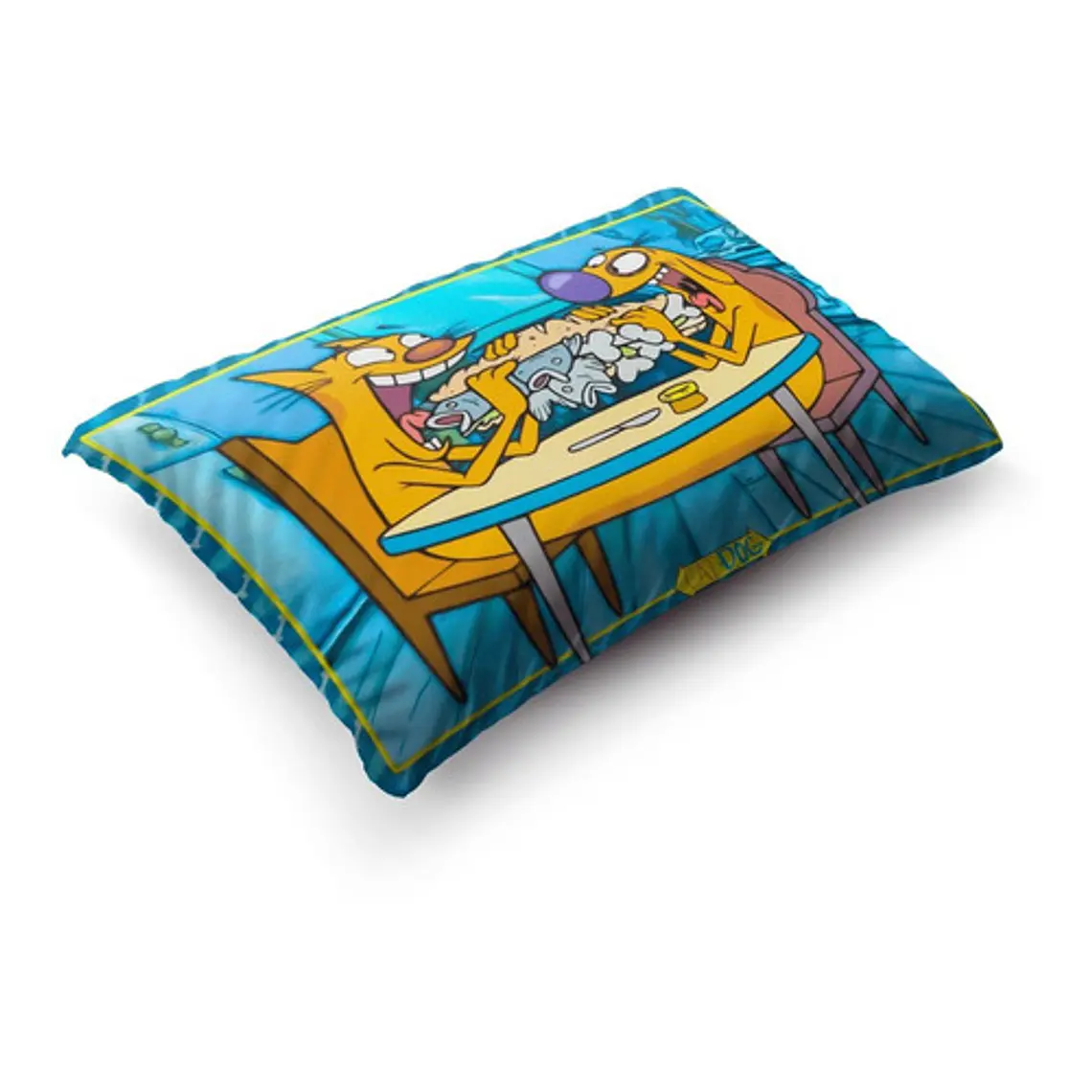 Funda De Almohada Catdog 70x45cm Vudú Love  4