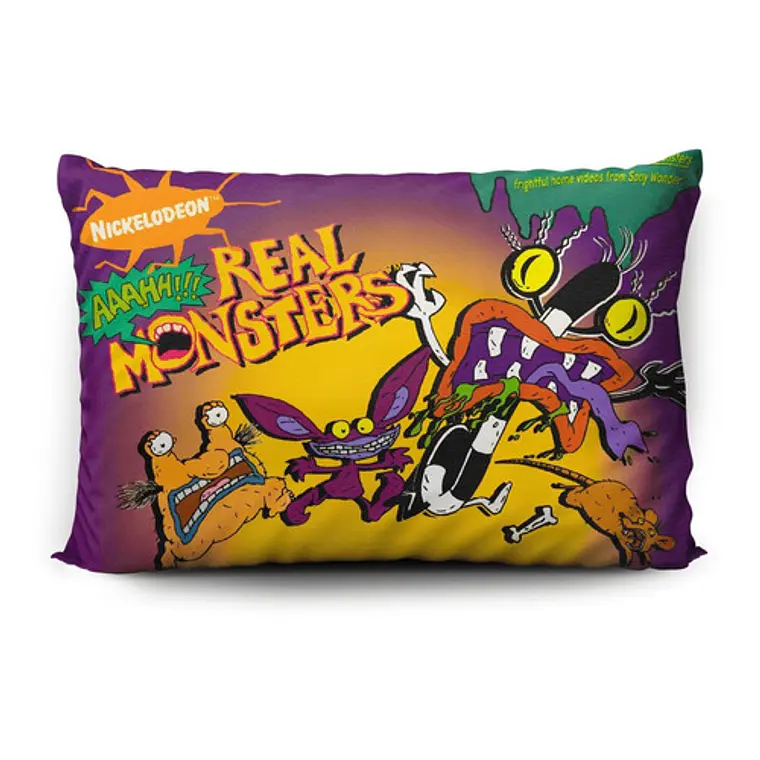 Funda De Almohada Monstruos De Verdad 70x45cm Vudú Love 1