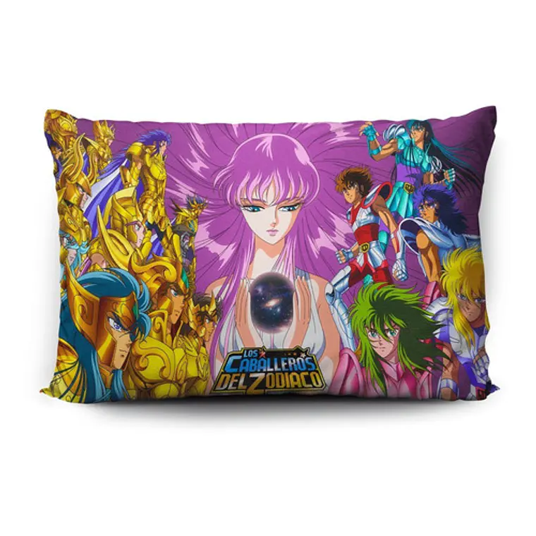 Funda De Almohada Caballeros Del Zodiaco 70x45cm Vudú Love 1