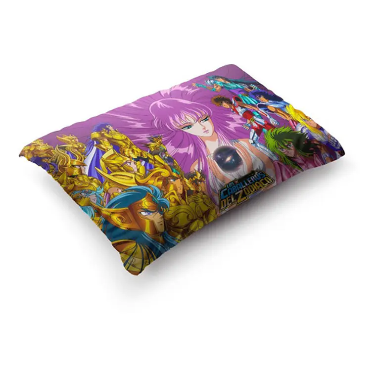 Funda De Almohada Caballeros Del Zodiaco 70x45cm Vudú Love 3