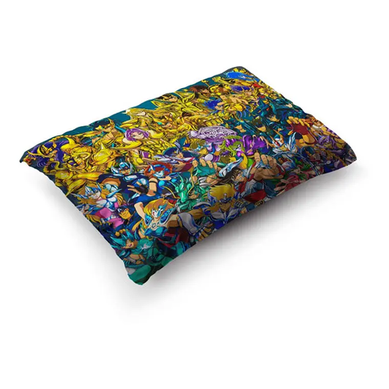 Funda De Almohada Caballeros Del Zodiaco 70x45cm Vudú Love 4
