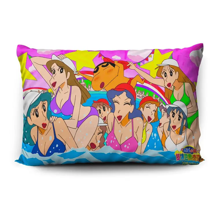 Funda De Almohada Shin Chan 70x45cm Vudú Love 2