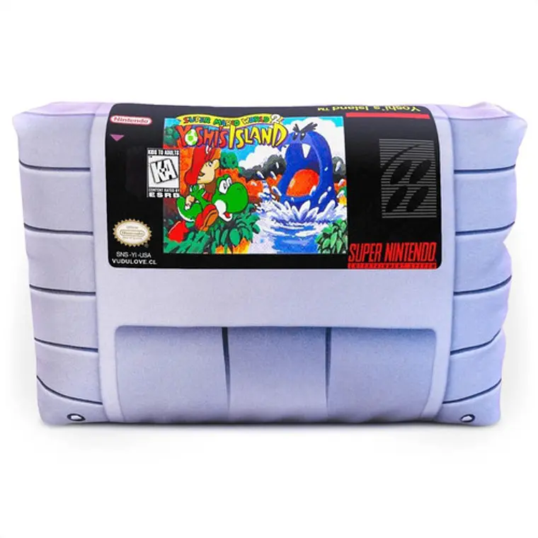 Cojín Super Nintendo Yoshi's Island 30x20cm Vudú Love 1