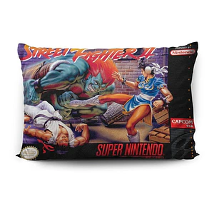 Funda De Almohada Street Fighter Ii 70x45cm Vudú Love