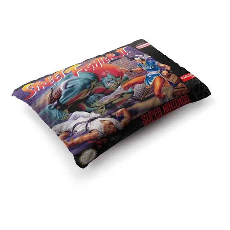 Funda De Almohada Street Fighter Ii 70x45cm Vudú Love 3
