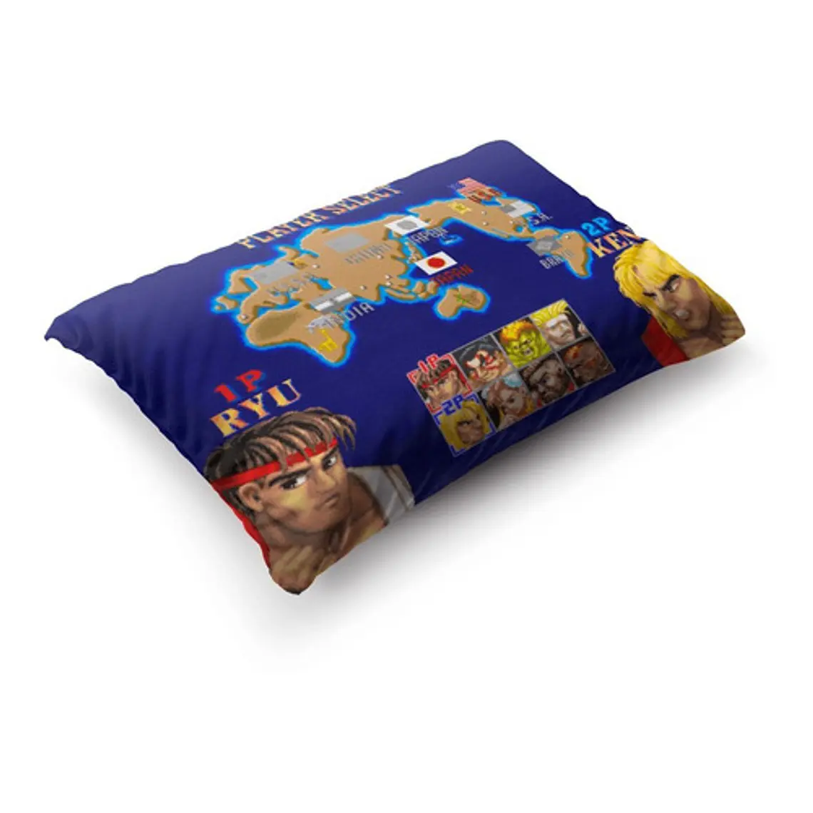 Funda De Almohada Street Fighter Ii 70x45cm Vudú Love 4
